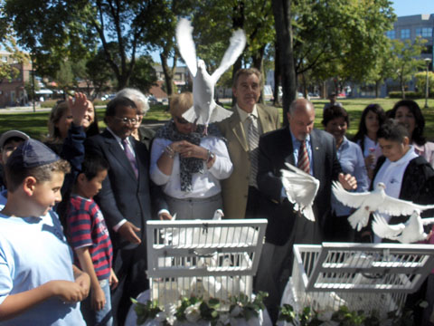 idp canada releasing doves